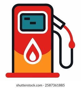Fuel - vector icon.Simple icon Vector illustration with a white background