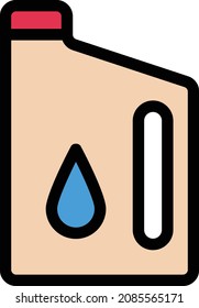 fuel Vector illustration on a transparent background. Premium quality symbols. Stroke vector icon for concept and graphic design.