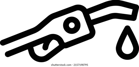  ilustración del vector de combustible en un fondo transparente. Símbolos de calidad superior. Iconos vectoriales de línea delgada para el diseño de conceptos y gráficos.