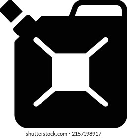 ilustración del vector de combustible en un fondo transparente. Símbolos de calidad superior. Iconos vectoriales de glifos para diseño de conceptos y gráficos.