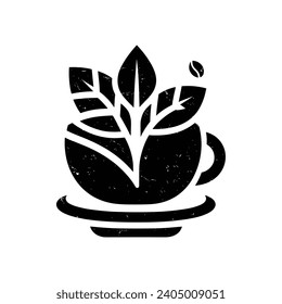 Fuel your day with the 'Coffee 
 logo design. Celebrate the power of caffeine, a humorous nod to the daily ritual that keeps us going and thriving