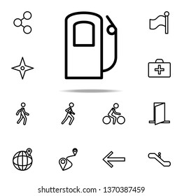 fueling icon. Navigation icons universal set for web and mobile on white background