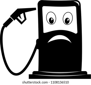 Fueling station, column