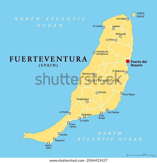 641 Fuerteventura Map Images, Stock Photos & Vectors | Shutterstock