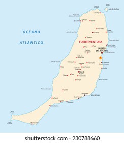 fuerteventura map