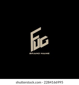 FUG Monogram Logo Design Vector