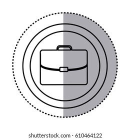 fugure suitcase icon image, vector illustration design