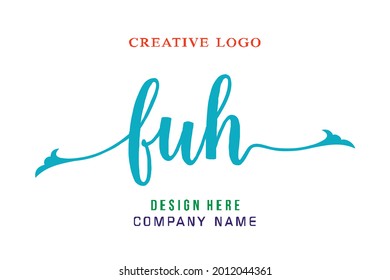 FUH lettering logo is simple, easy to understand and authoritative