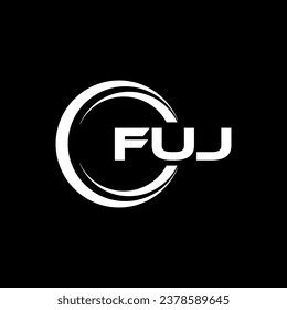 FUJ Logo Design, Inspiration for a Unique Identity. Modern Elegance and Creative Design. Watermark Your Success with the Striking this Logo.