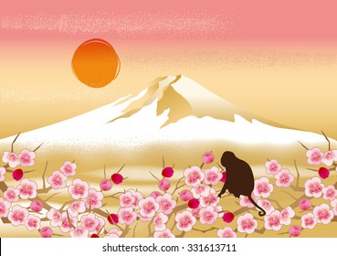 Fuji beautiful illustrations of Japan