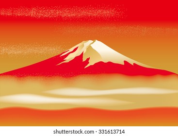 日の出 富士山 のイラスト素材 画像 ベクター画像 Shutterstock
