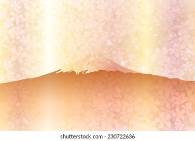 Fuji cherry greeting cards