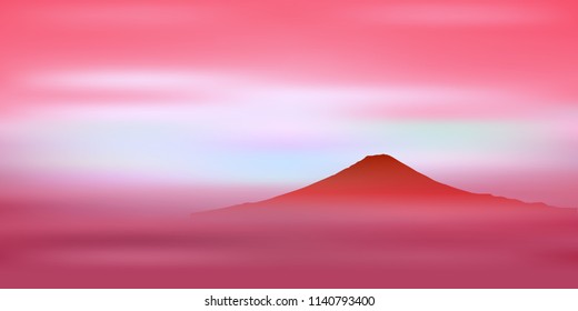 Fuji Japanese Landscape Background