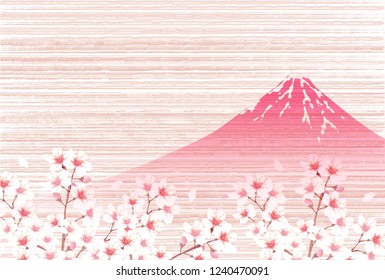 Fuji Japanese paper  New Year's card background