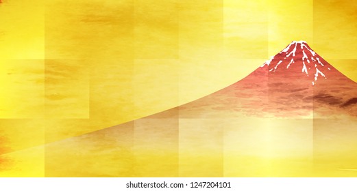 赤富士 イラスト High Res Stock Images Shutterstock