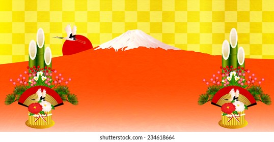 Fuji Kadomatsu background