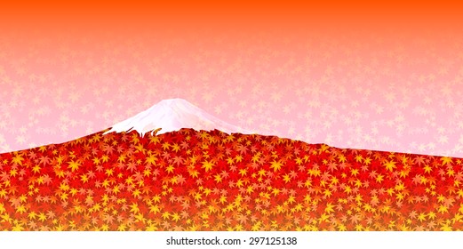 Fuji maple foliage