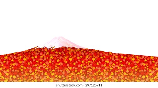 Fuji maple foliage