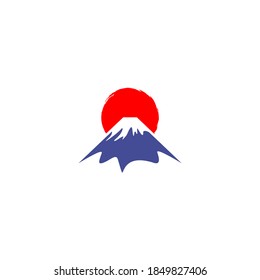 Fuji mountain logo design creative