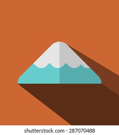fuji mountain of polygon design
