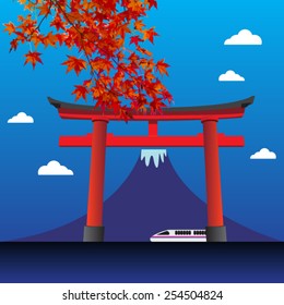 Fuji mountain travel in japan