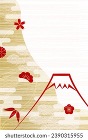 Fuji Nengajo Japanese Pattern Patterns Background