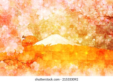 Fuji plum background