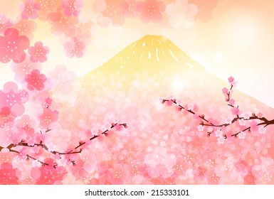 Fuji plum background