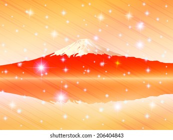 Fuji sky background