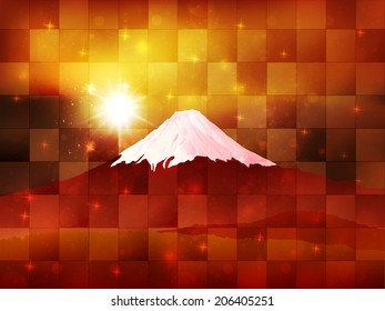 Fuji sky background