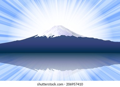  Fuji sky background