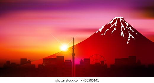 東京 街並み のイラスト素材 画像 ベクター画像 Shutterstock