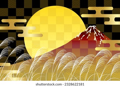 Fuji Tsukimi Fifteen Nights Full Moon Background