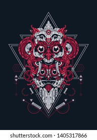 fujin raijin japan myth sacred geometry