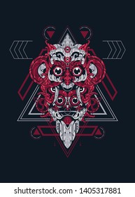 fujin raijin japan myth sacred geometry