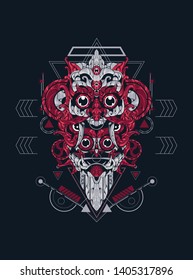 fujin raijin japan myth sacred geometry