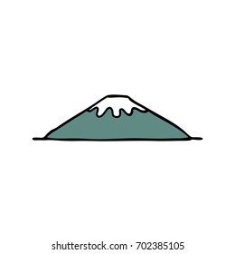 Fujiyama doodle icon