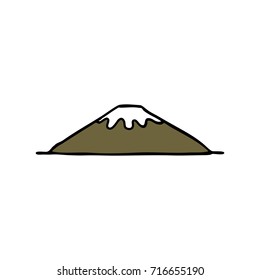 Fujiyama doodle icon