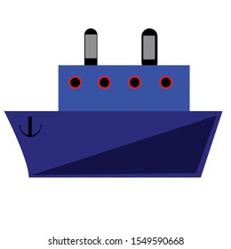 ful toy ship icon cartoon style