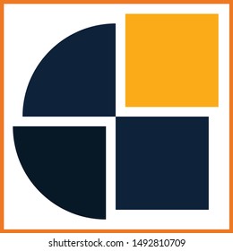 Fulcolor Geometry Logo for company. Vector