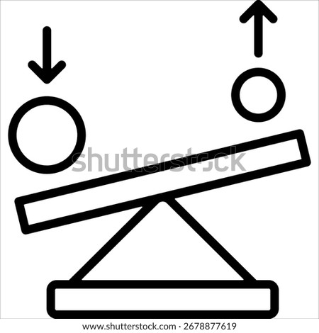 Fulcrum Icon Single Vector Collection