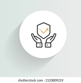 fulfill claim icon vector design