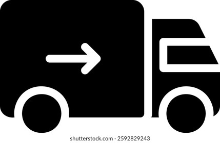 fulfillment glyph icon illustration vector