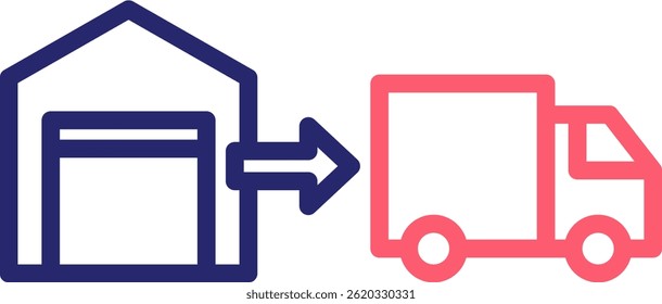 Fulfillment Icon Color Vector Illustration