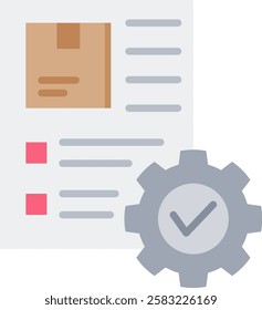 Fulfillment Icon Element For Design