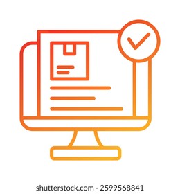 Fulfillment Icon Element For Design