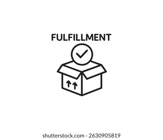 Ilustração de projeto vetorial do ícone de preenchimento