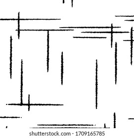 Full Abstract Vector Pattern for girls boys clothes. Black and White Wallpaper for textile. Fashion style fabric print.