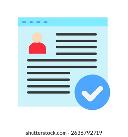 Full Access flat color, mini illustration icon. use for modern concept, print, UI, UX kit, web and app development. Vector related to account management, ecommerce, banking and finance.
