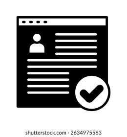 Full Access glyph, mini illustration icon. use for modern concept, print, UI, UX kit, web and app development. Vector related to account management, ecommerce, banking and finance.